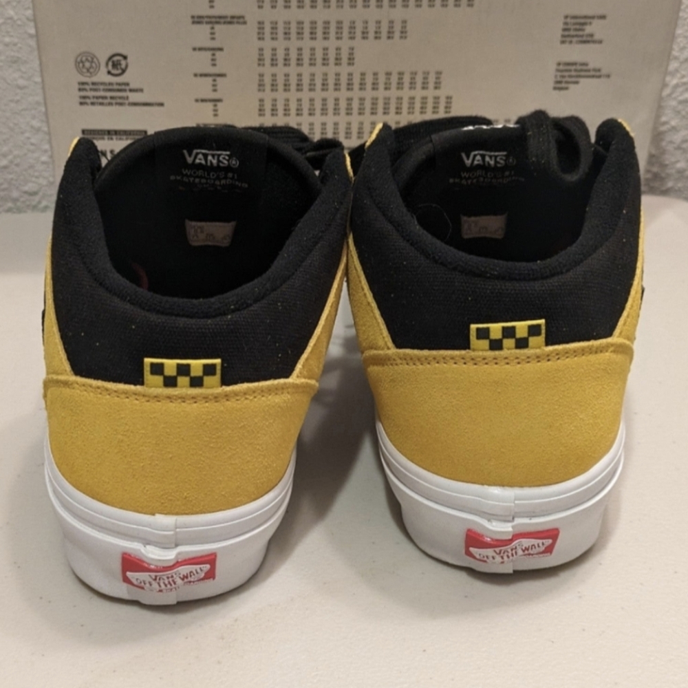 Vans Skate Half Cab Men Bruce Lee Popcush Yellow Be Like Water Yellow 0124 Rare - Picture 9 of 14